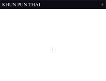 Tablet Screenshot of khunpun.co.nz